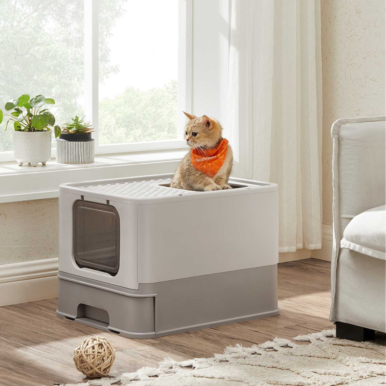 Archie & Oscar™ Crawley Foldable SlideOut Cat Litter Box & Reviews Wayfair